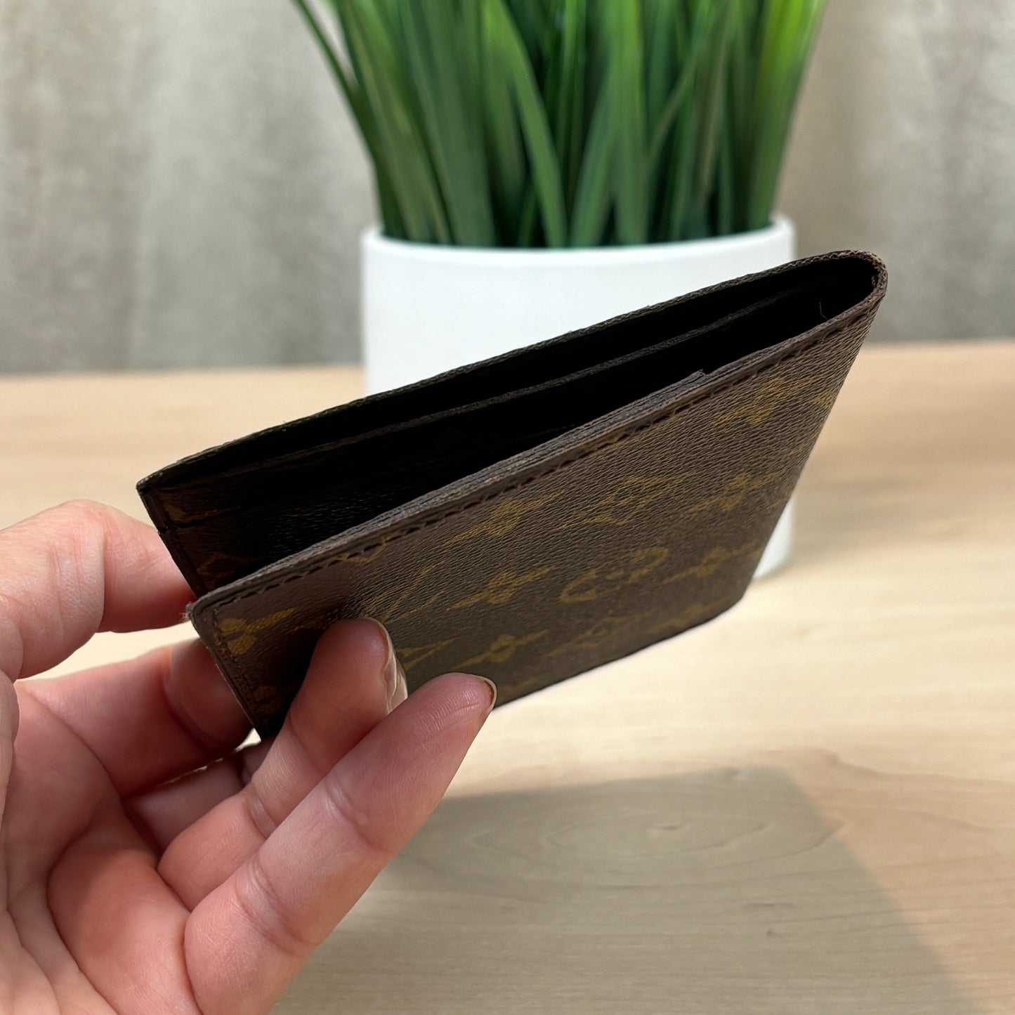 Louis Vuitton Rare Vintage Monogram Passport Holder