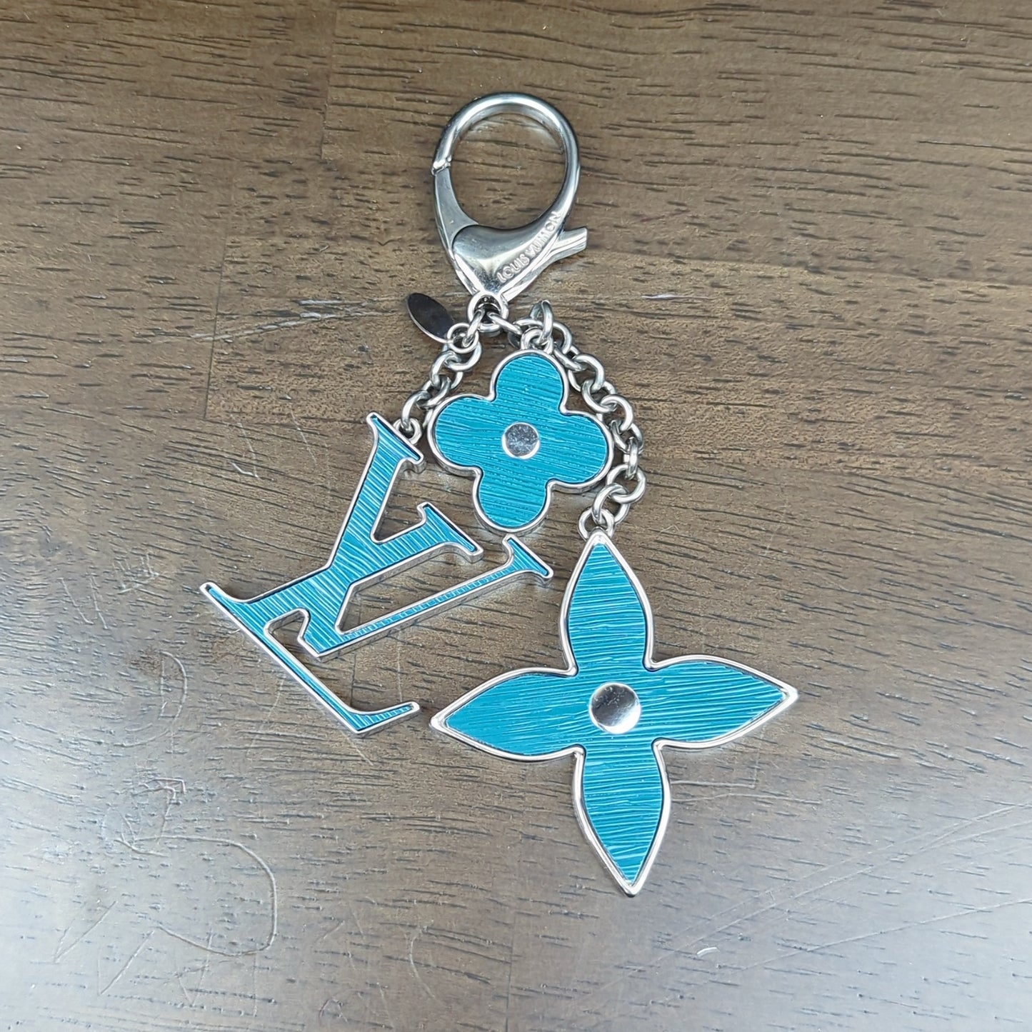 Cyan Fleur D'Epi Bag Charm