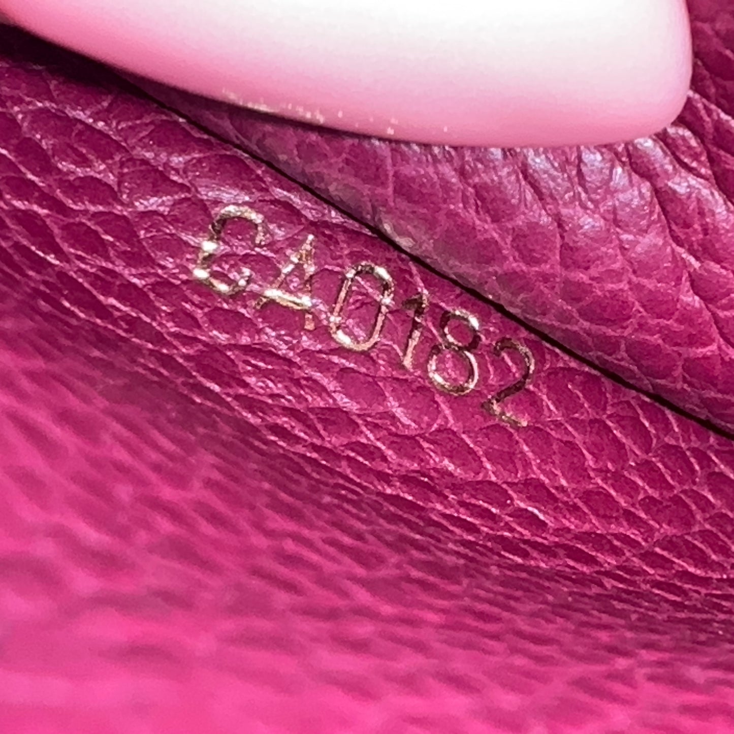 Louis Vuitton Curieuse Empreinte Leather Wallet Aurore