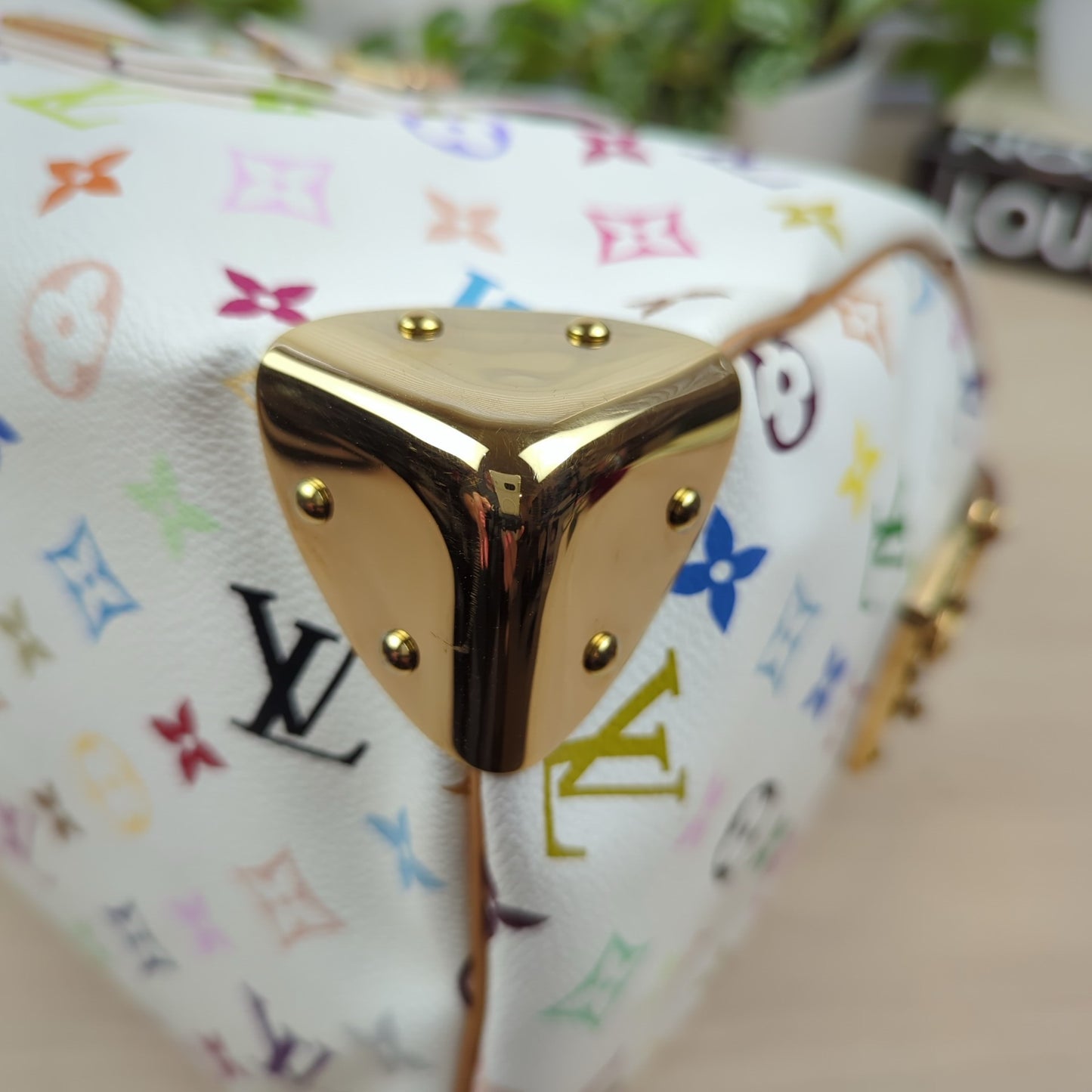 Louis Vuitton Murakami White Multicolor Monogram Speedy 30