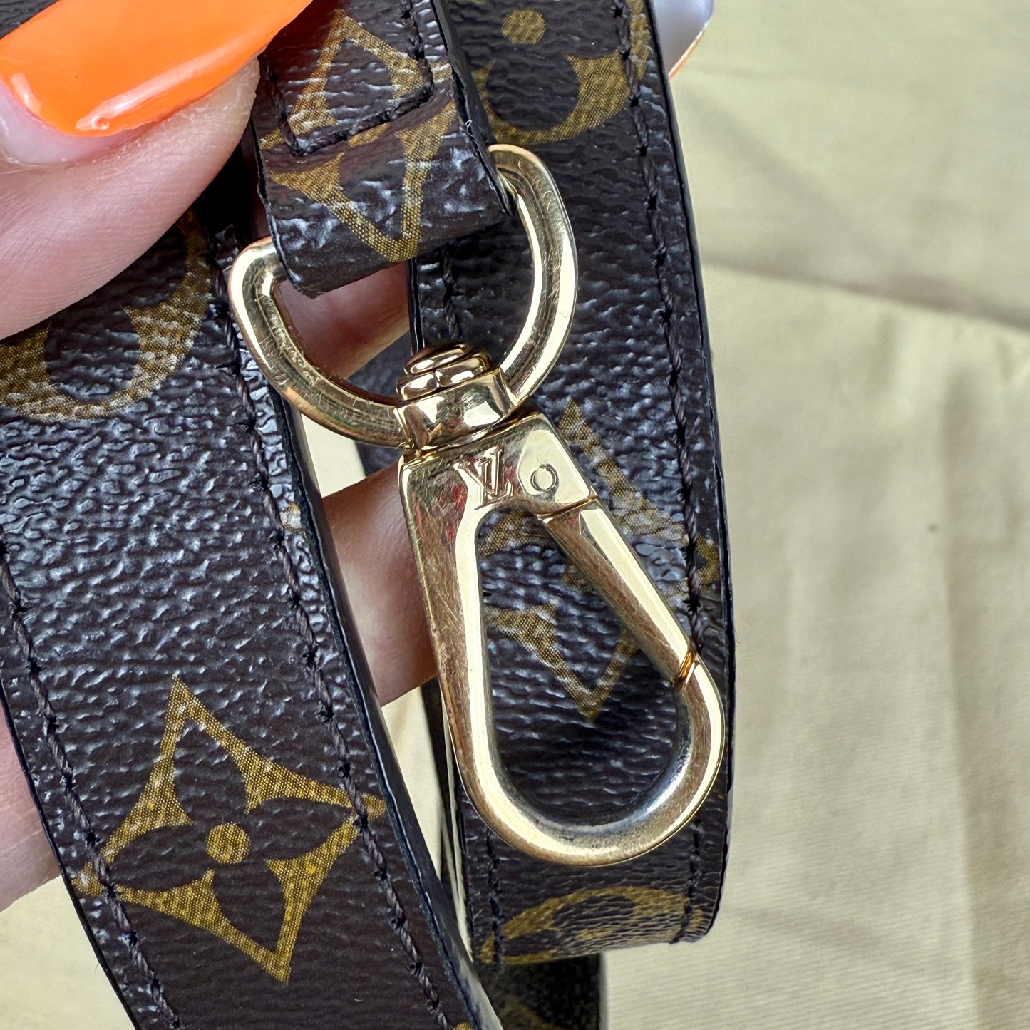 Monogram Canvas Shoulder Strap