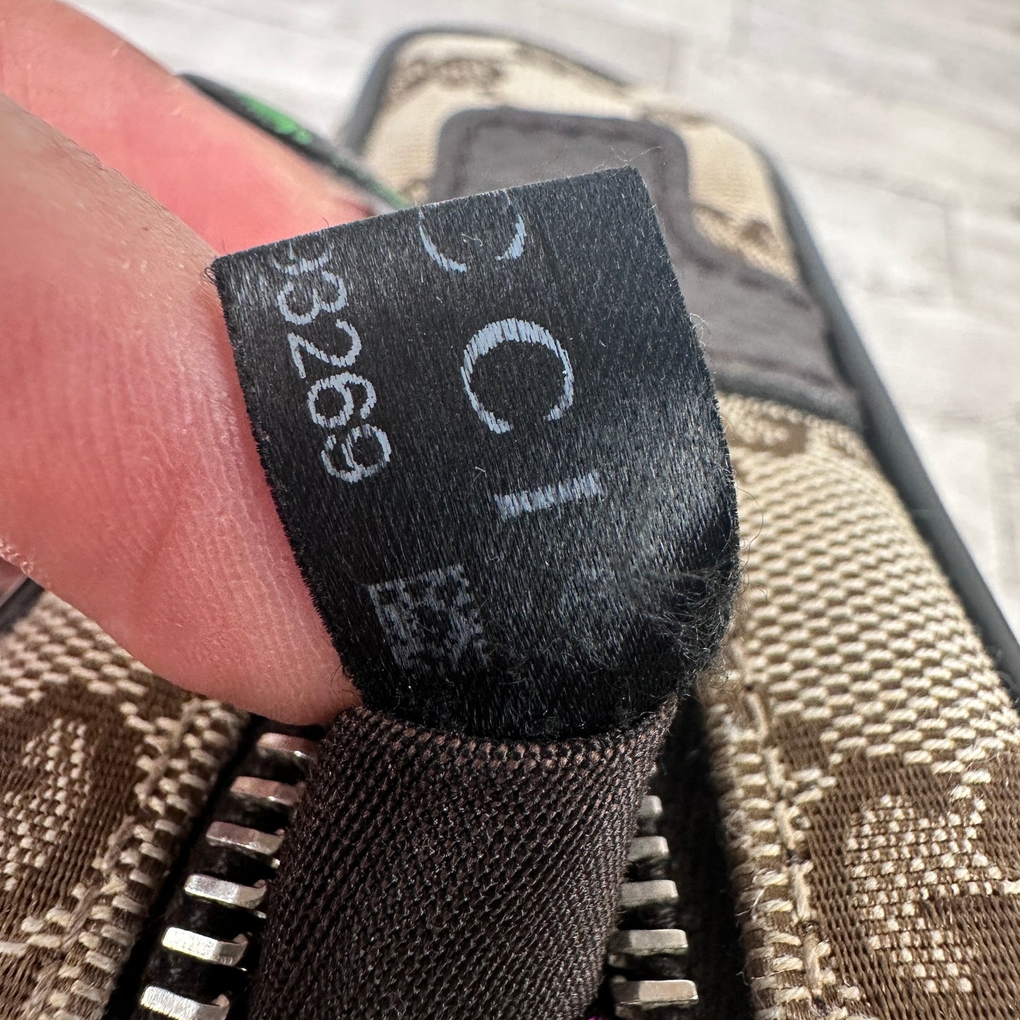 Gucci Original Monogram Belt Bag Dark Brown