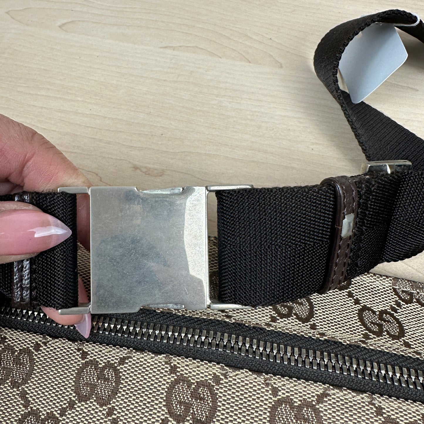 Gucci GG Original Canvas Belt Bag Dark brown