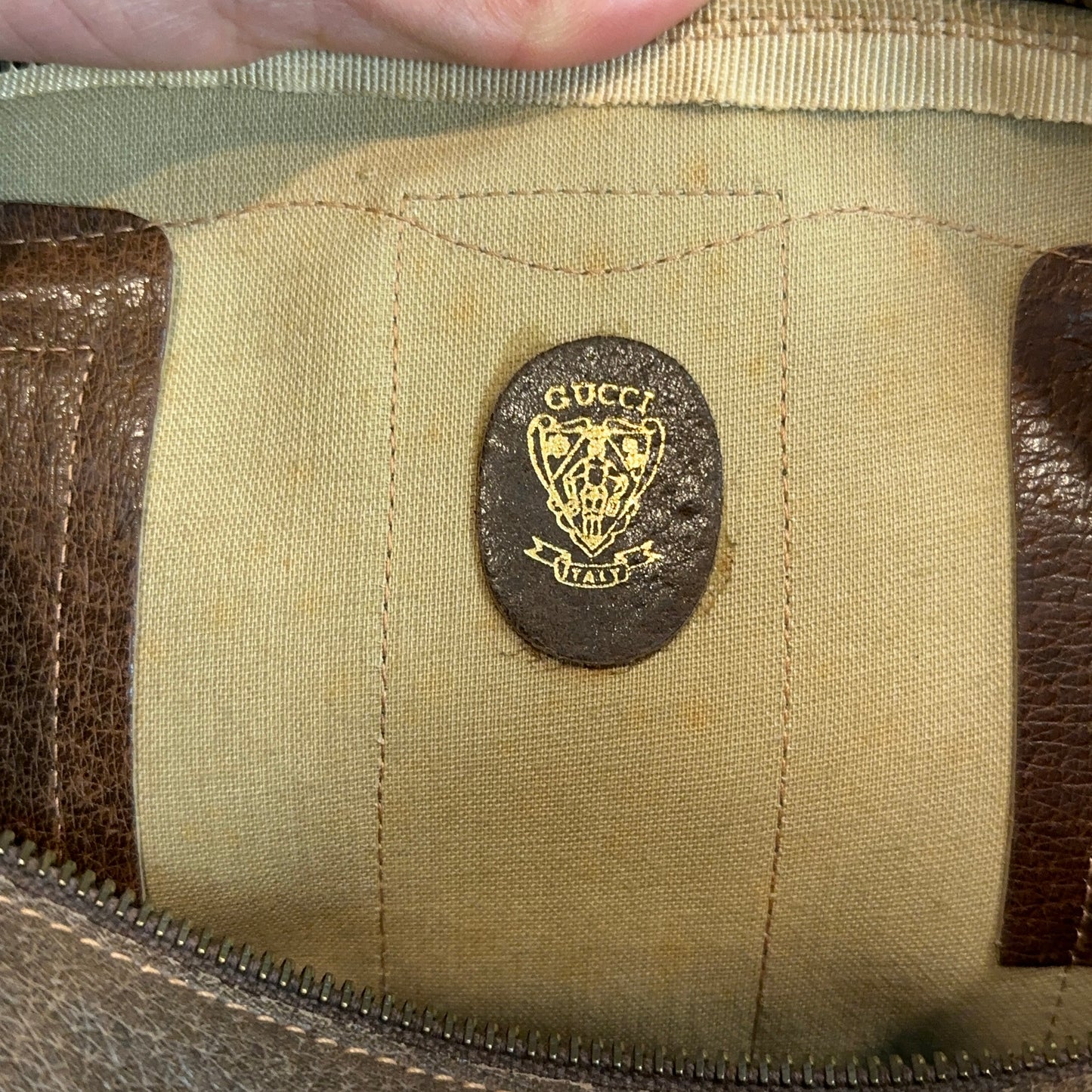 Gucci Vintage Boston Bag