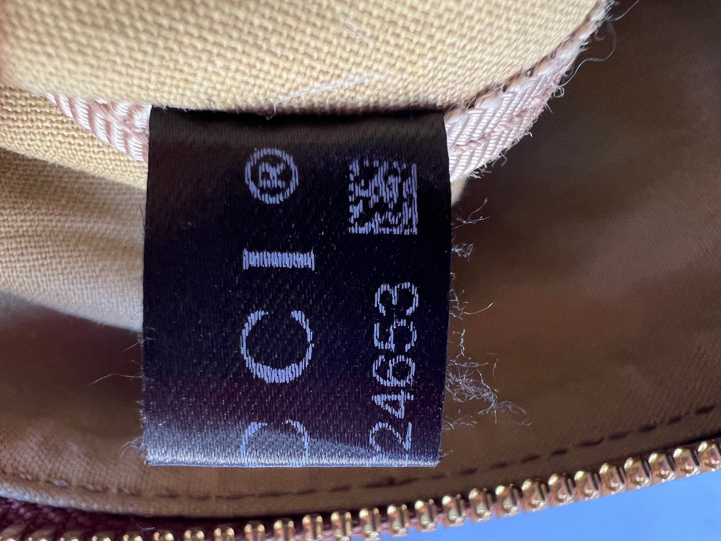 Web Beige Canvas Belt Bag