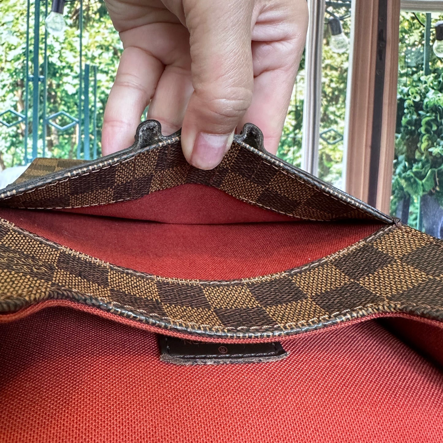 Louis Vuitton Damier Ebene Portobello Travel Shoulder Bag