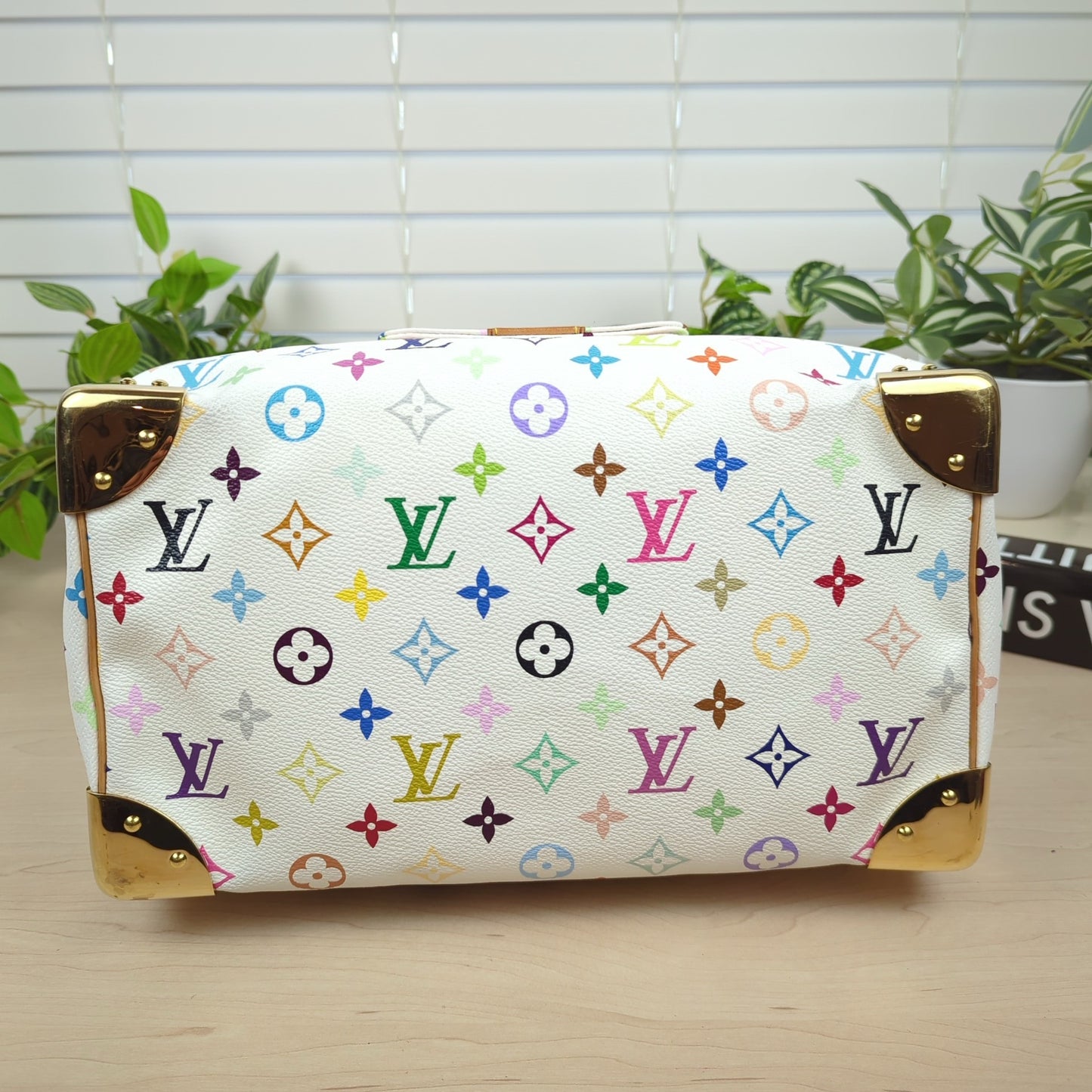 Louis Vuitton Murakami White Multicolor Monogram Speedy 30
