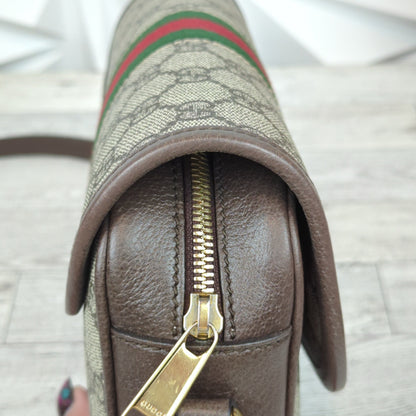 Gucci Embossed Initials Ophidia Shoulder Bag