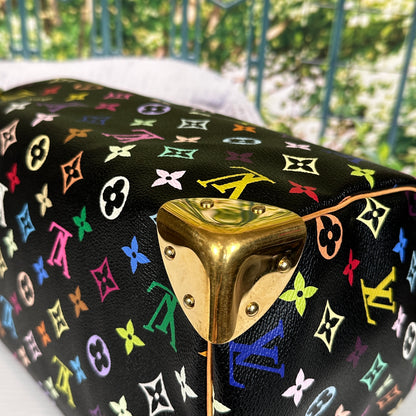 Louis Vuitton Limited Edition Murakami Black Multicolor Speedy 30