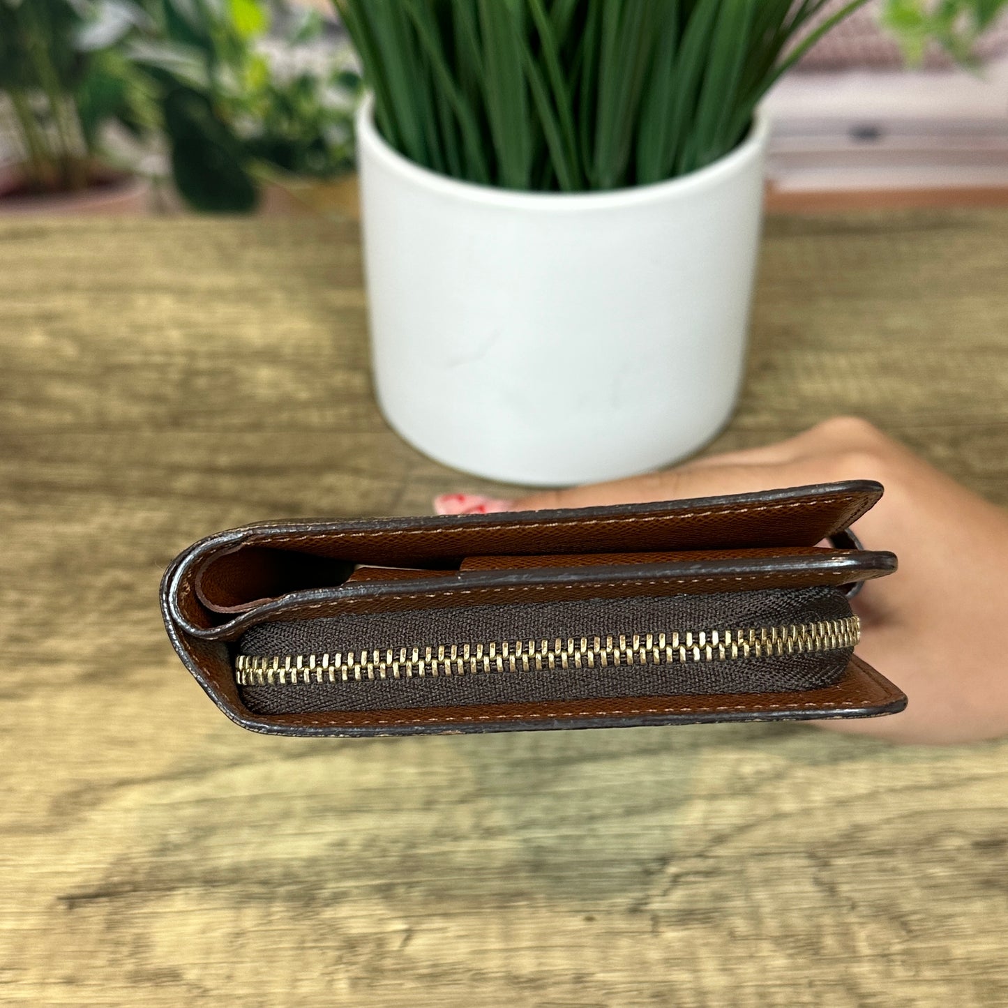 Louis Vuitton Monogram Porte Papiers Zippe Wallet
