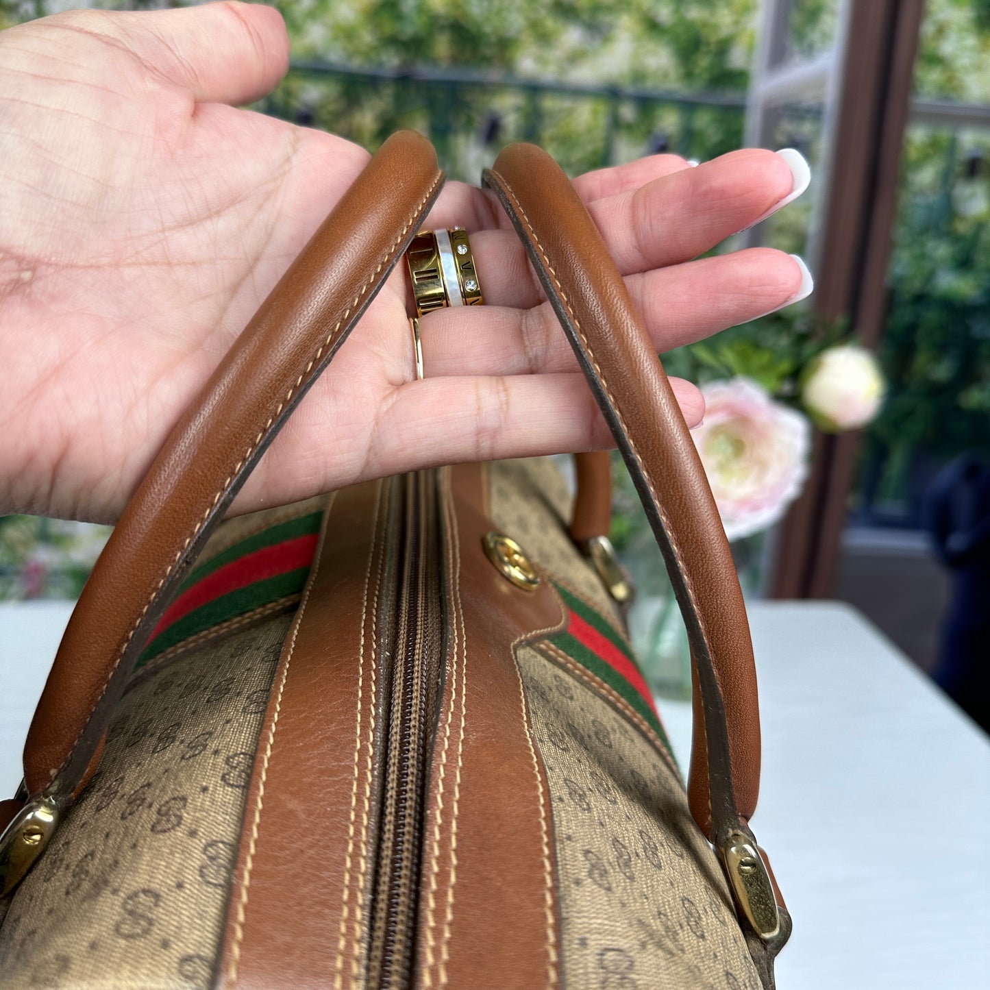 Gucci Vintage Sherryline Boston Bag