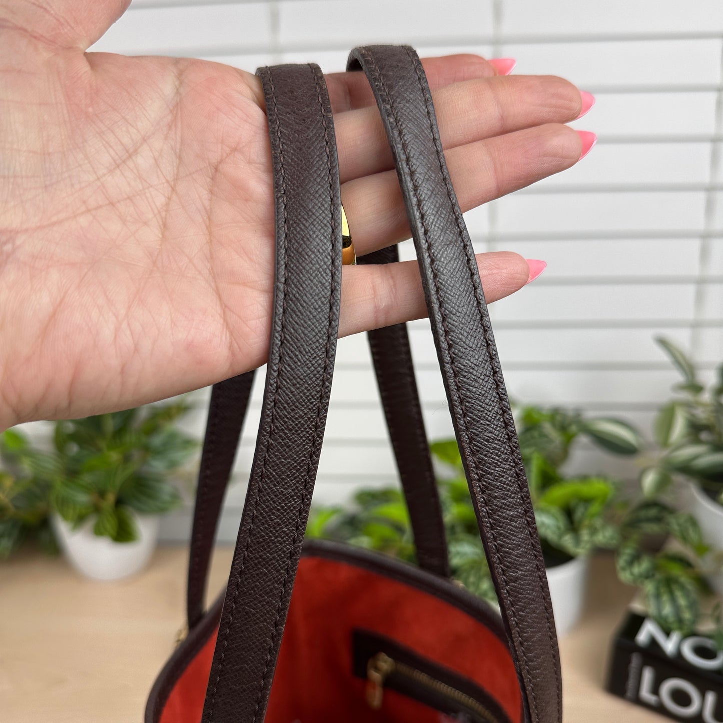 Louis Vuitton Marais Bucket Bag Damier Ebene