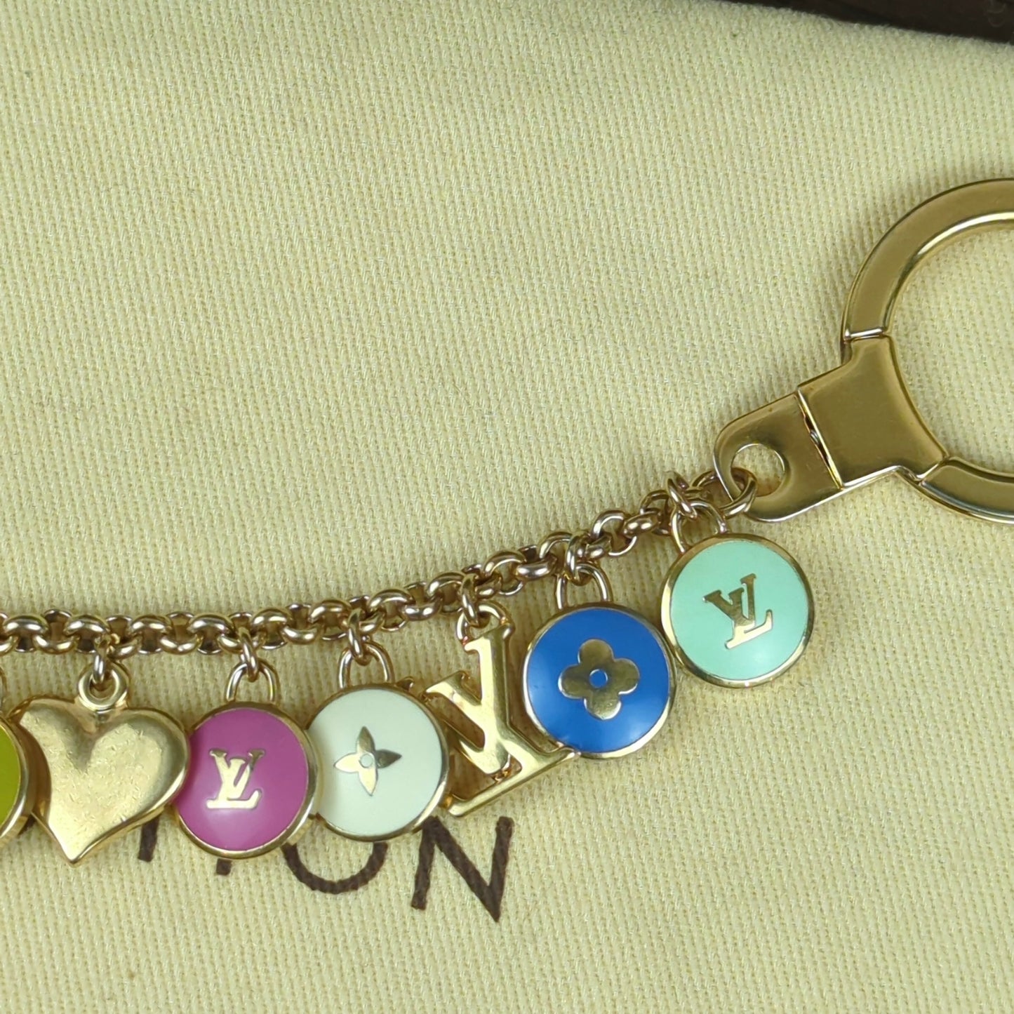 Multicolor Pastilles Bag Charm / Key Chain