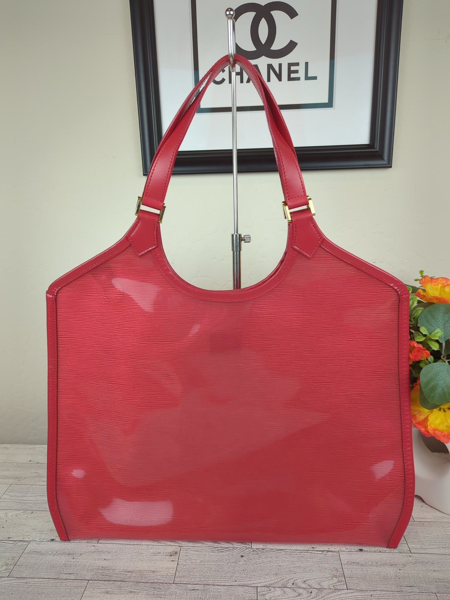 Louis Vuitton Epi Plage Baia Beach Grenadine Red