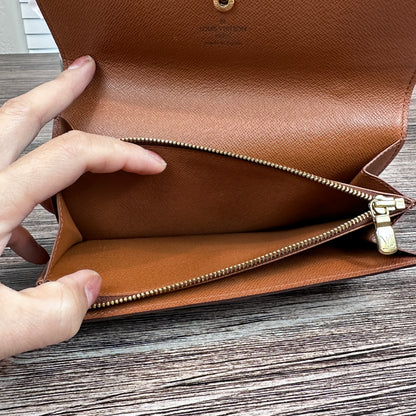 Louis Vuitton Monogram Sarah Wallet Old Model