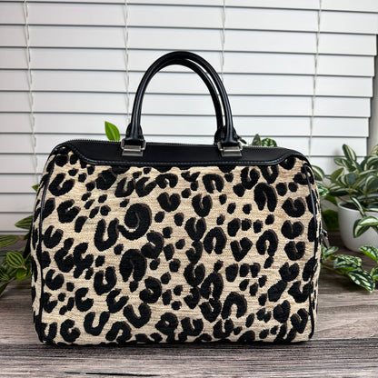 Louis Vuitton Limited Edition Stephen Sprouse Jacquard Velvet Leopard Print Speedy