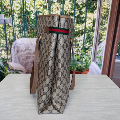Gucci Beige GG Supreme Monogram Canvas Tote bag