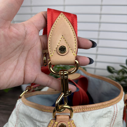 Louis Vuitton Limited Edition Blue Denim Sunlight Bag