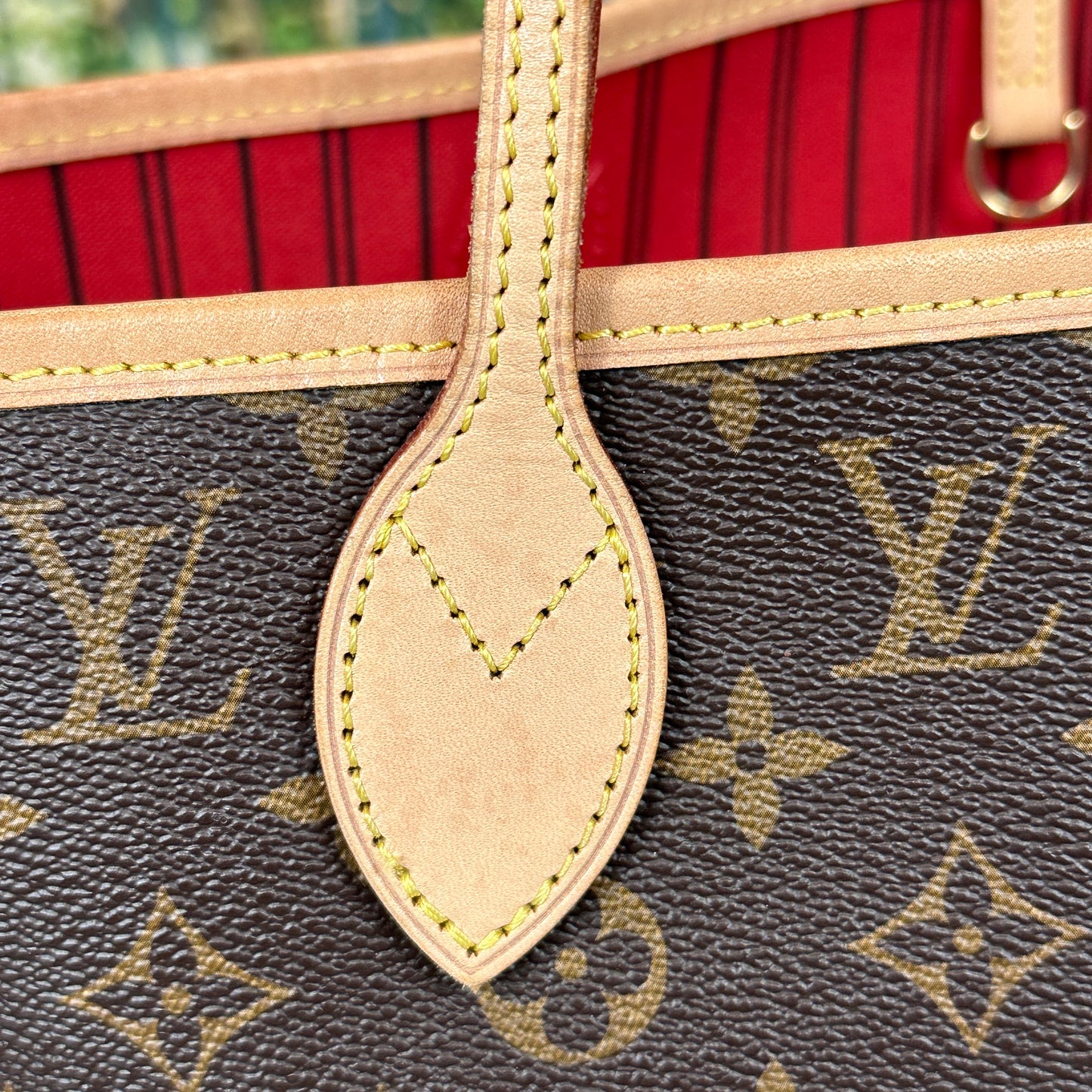 Louis Vuitton Monogram Neverfull MM Cerise