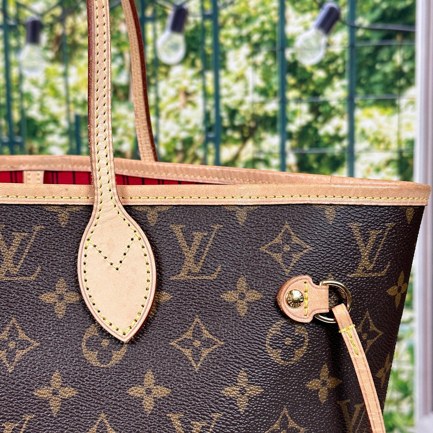 Louis Vuitton Monogram Neverfull MM Cerise