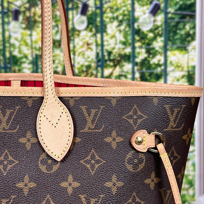 Louis Vuitton Monogram Neverfull MM Cerise