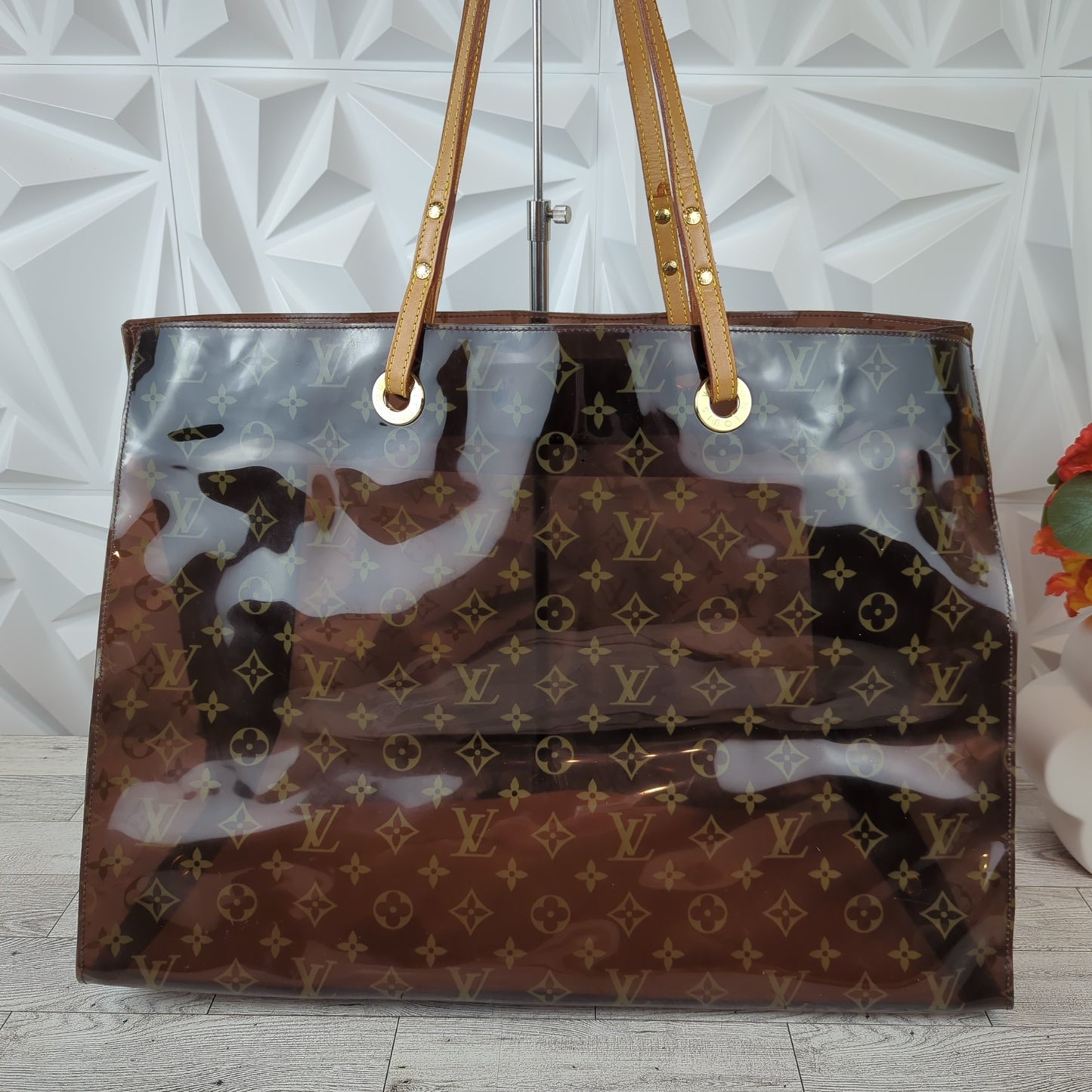 Limited Edition Monogram Vinyl Ambre Cruise Tote Bag