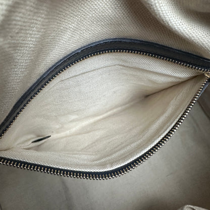 Gucci Original GG Canvas Medium Boston Bag Navy Blue