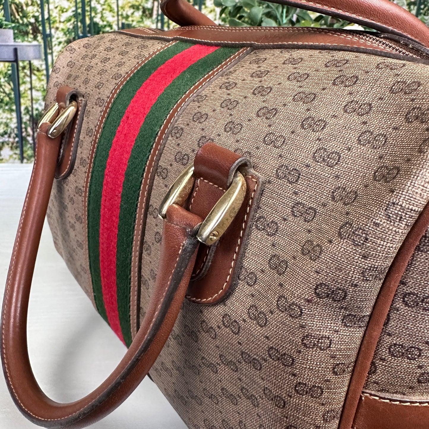 Gucci Vintage Sherryline Boston Bag