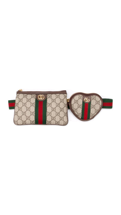 Gucci Ophidia Heart Utility Belt Bag