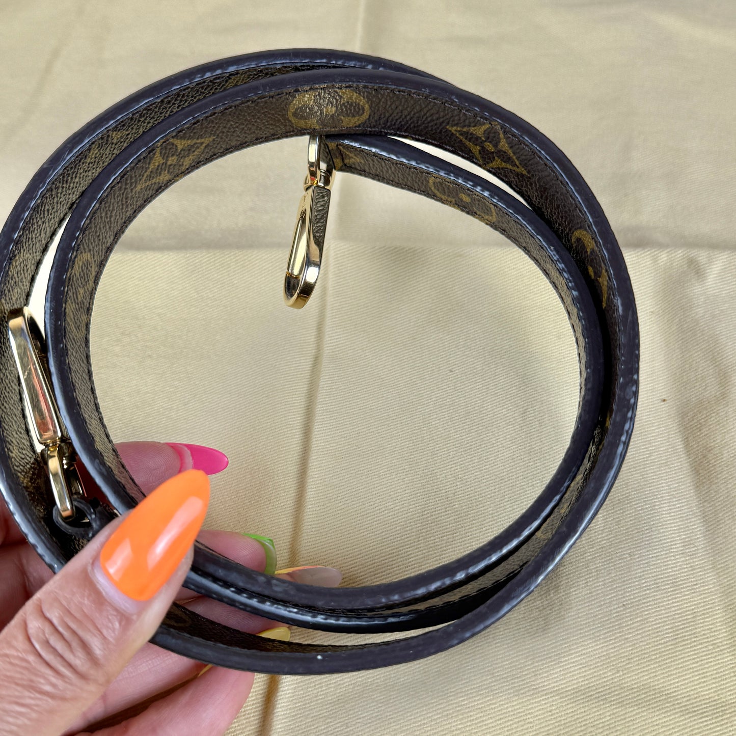 Monogram Canvas Shoulder Strap