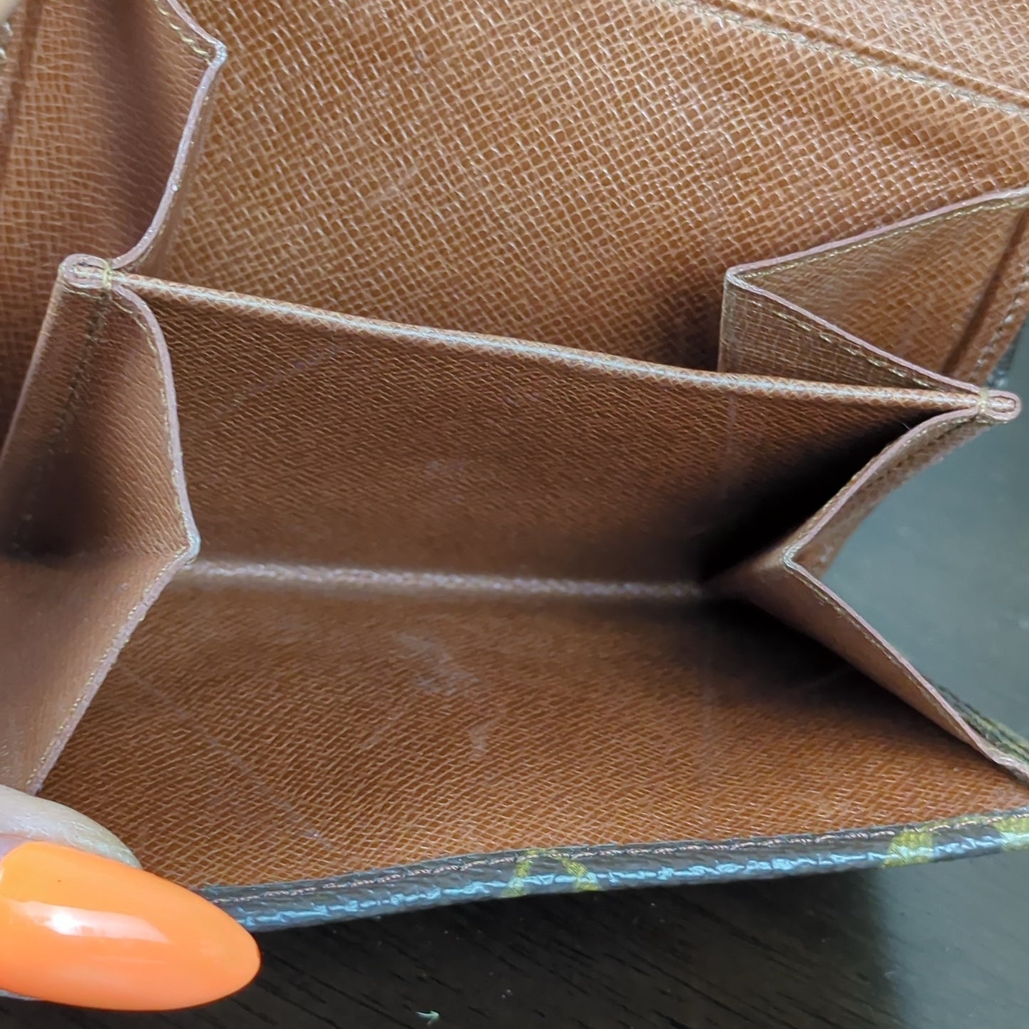 Elise Monogram Tri-Fold Wallet