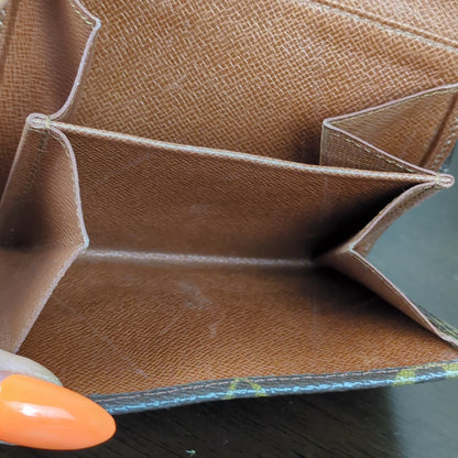 Elise Monogram Tri-Fold Wallet