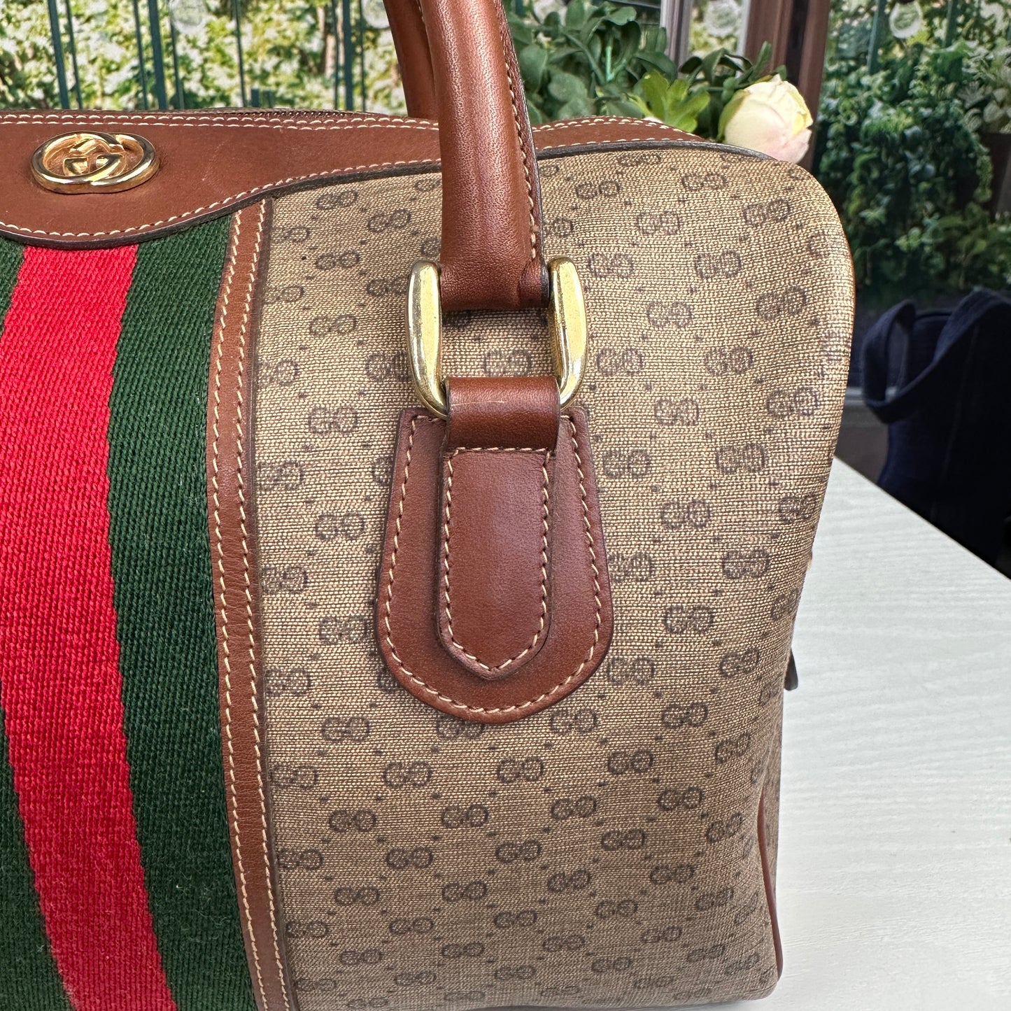Gucci Vintage Sherryline Boston Bag