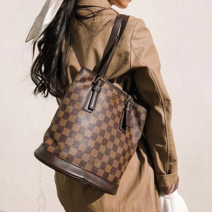 Louis Vuitton Marais Bucket Bag Damier Ebene