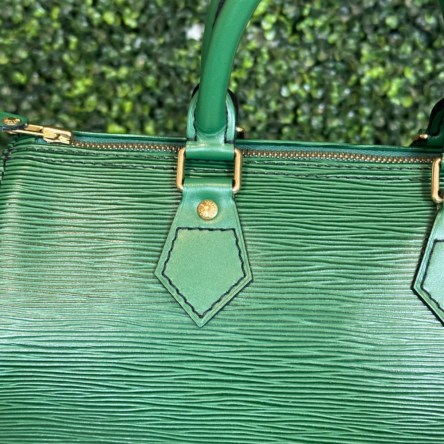 Louis Vuitton Speedy 25 Borneo Green Epi Leather