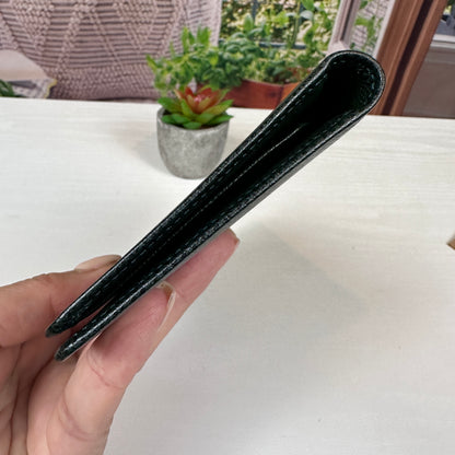 Louis Vuitton Dark Green Taiga Checkbook Wallet