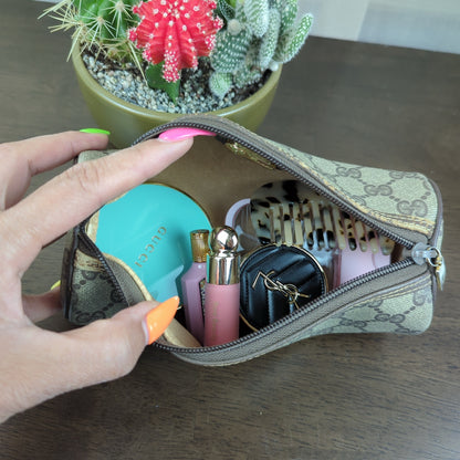 Vintage GG Monogram Cylinder Pouch