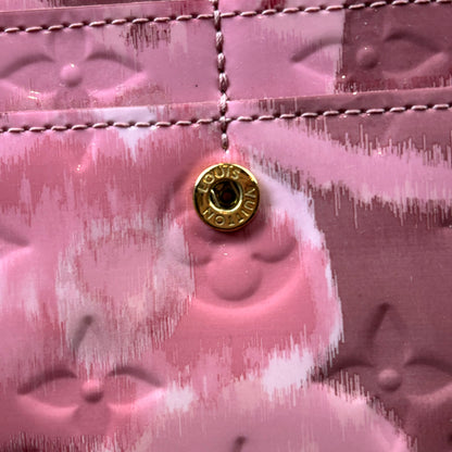 Louis Vuitton Vernis Ikat Sarah Wallet Rose Velours