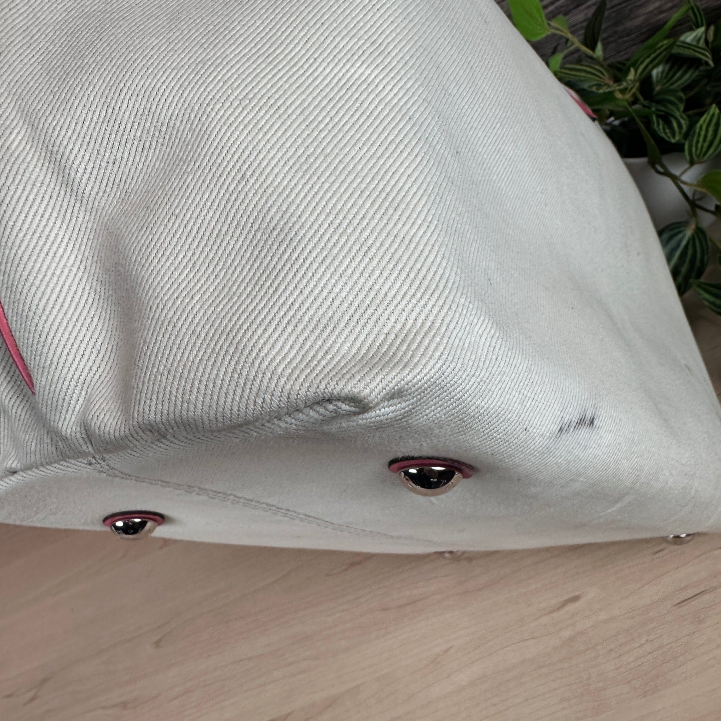 Louis Vuitton Corail Cotton Canvas Articles De Voyage Cabas MM Bag