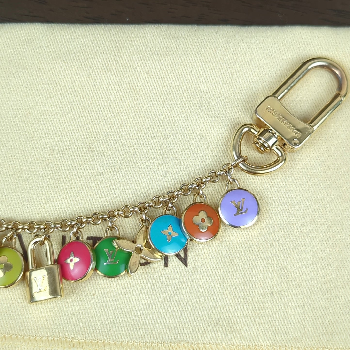 Multicolor Pastilles Bag Charm / Key Chain