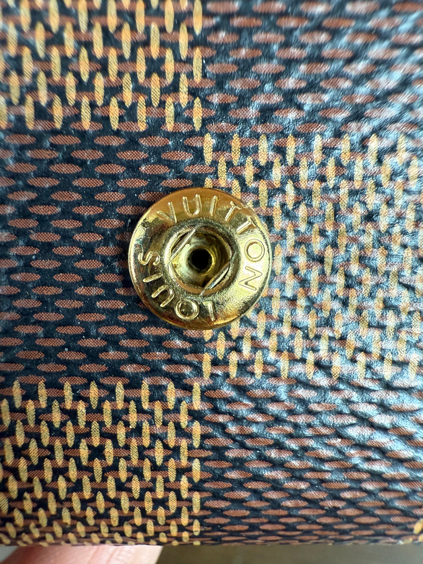 Damier Ebene 6-Ring Key Holder Rose Ballerine Pink