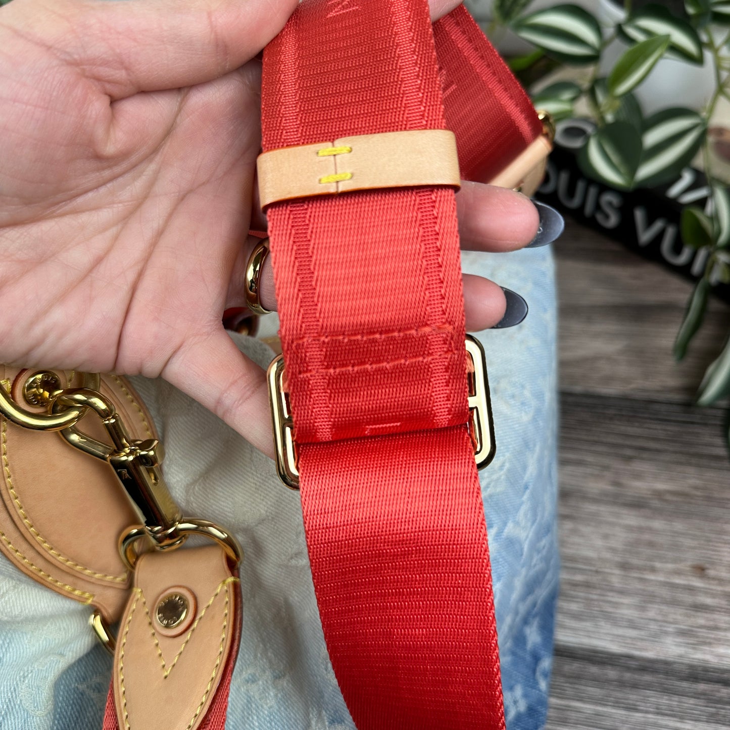 Louis Vuitton Limited Edition Blue Denim Sunlight Bag