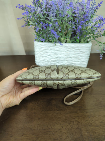 Vintage Sherryline Brown Monogram Crossbody Bag
