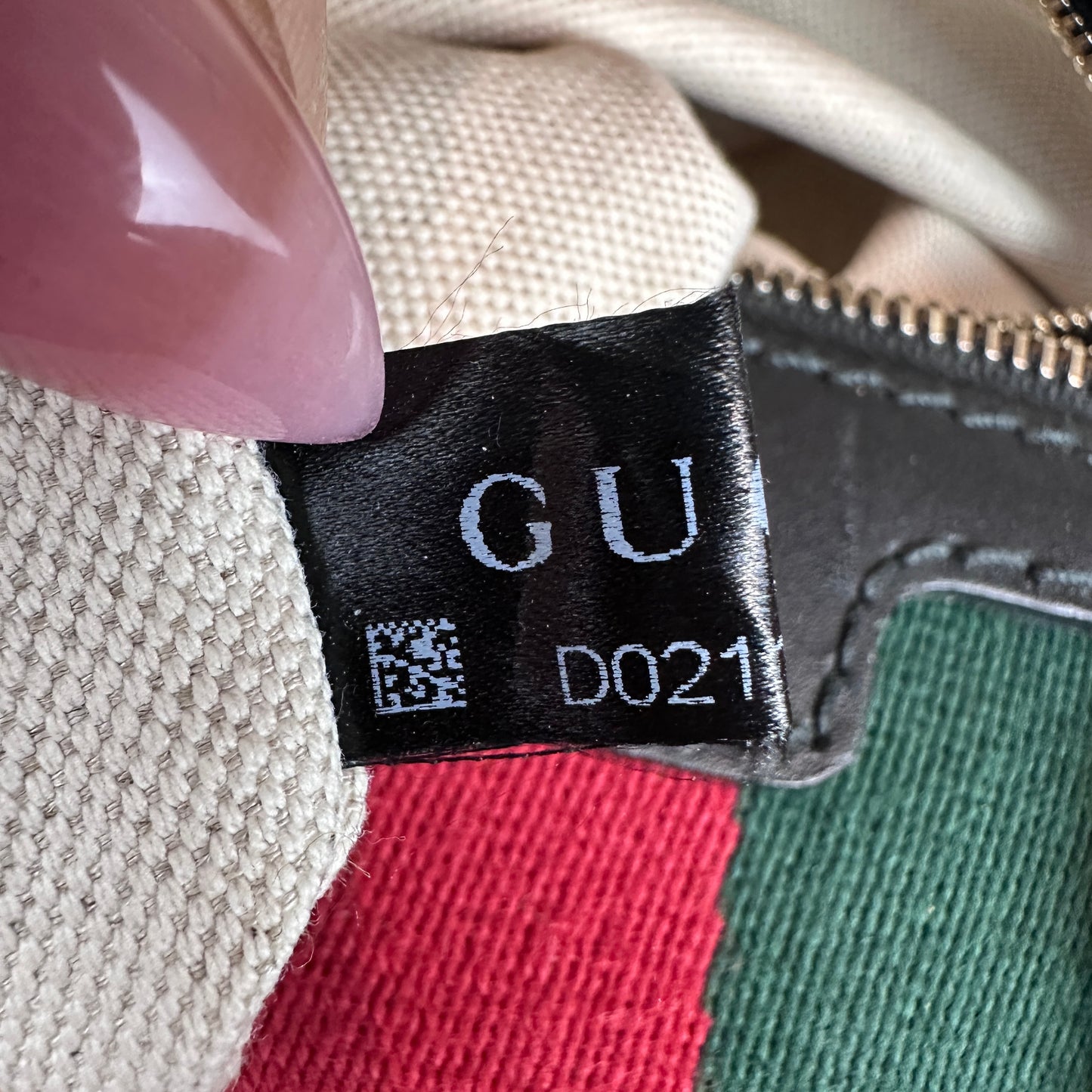 Gucci Original Boston Web  Black Leather