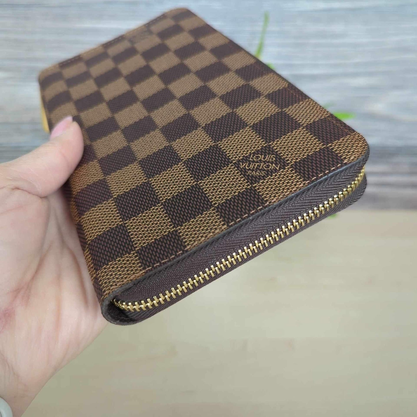 Louis Vuitton XL Zippy Organizer Damier Ebene
