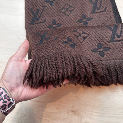 Louis Vuitton Logomania Scarf Brown