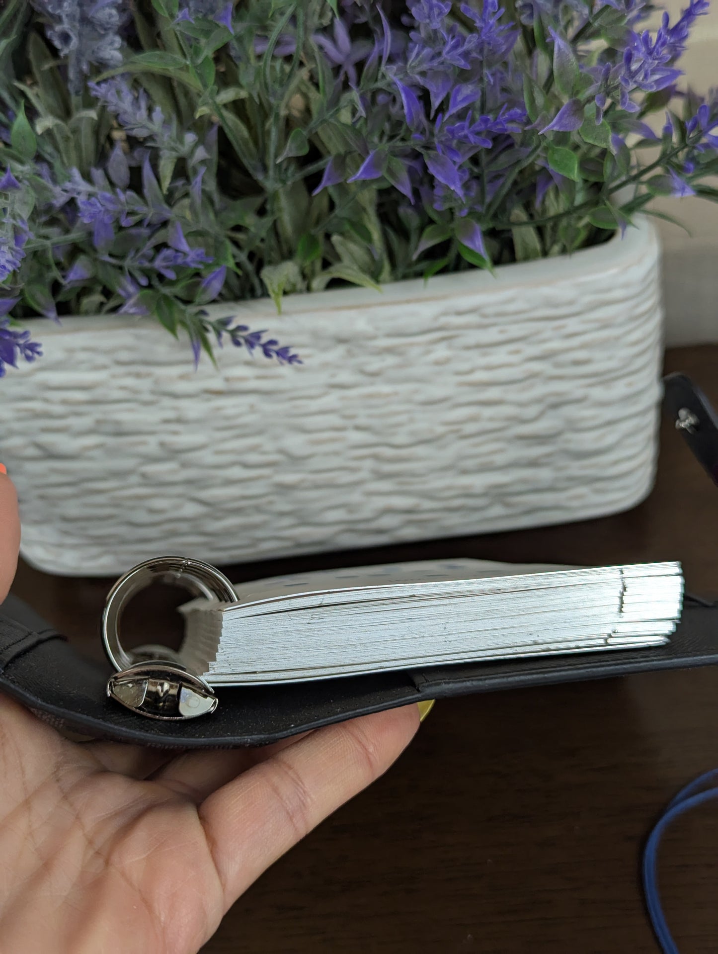 Damier Graphite Medium Ring Agenda