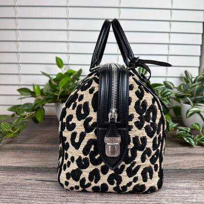 Louis Vuitton Limited Edition Stephen Sprouse Jacquard Velvet Leopard Print Speedy