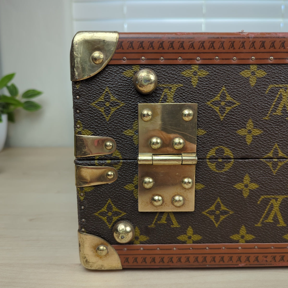 Louis Vuitton Vintage 1960 Monogram Bisten 60 Trunk