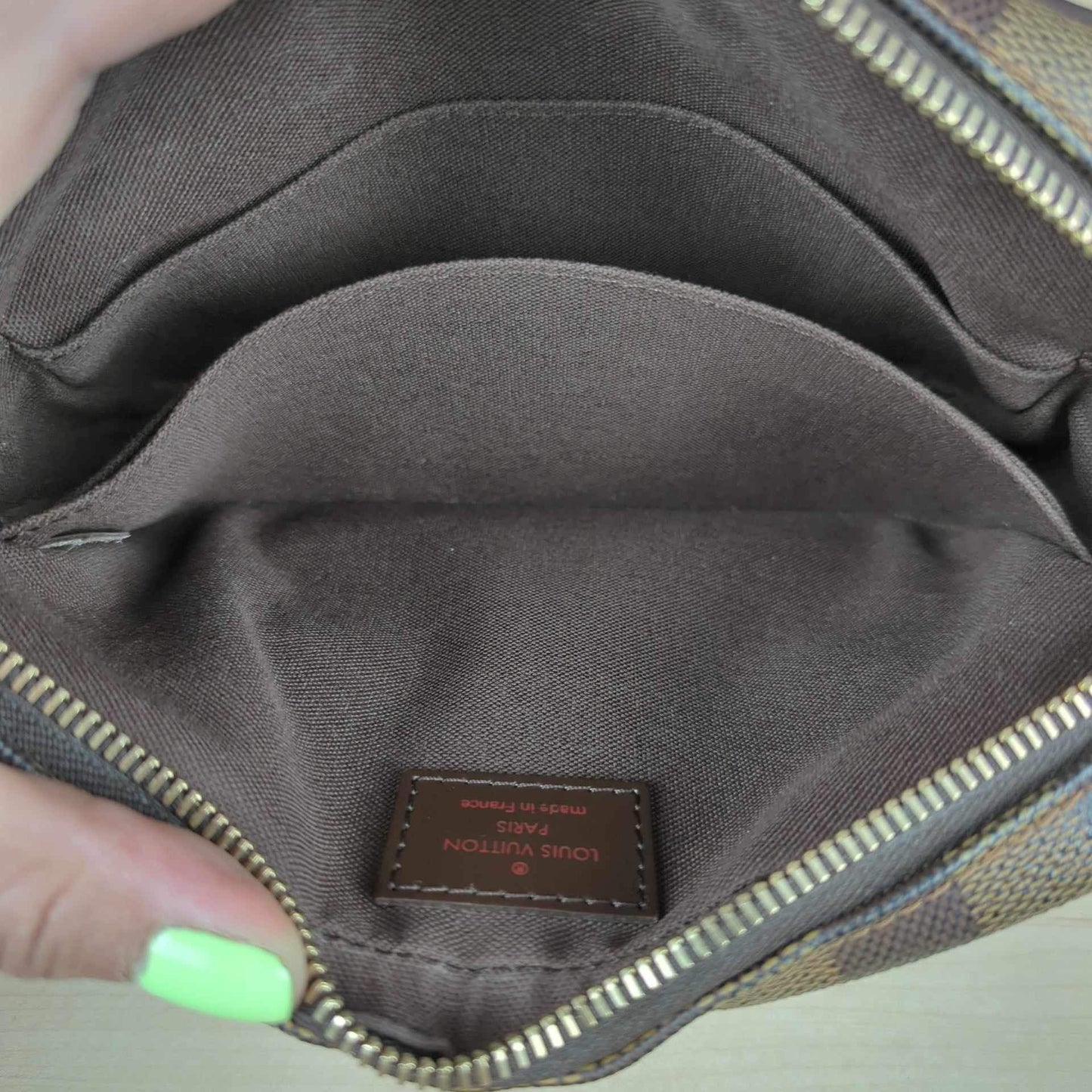 Louis Vuitton Damier Canvas Macao Wristlet Clutch